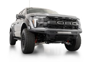 Ford F150 Raptor Bumper - Front - Addictive Desert Designs - Rock Fighter - Hammer Black - `21-`25 Ford F150 Raptor Bumper - Front - Addictive Desert Designs - Rock Fighter - Hammer Black - `21-`25